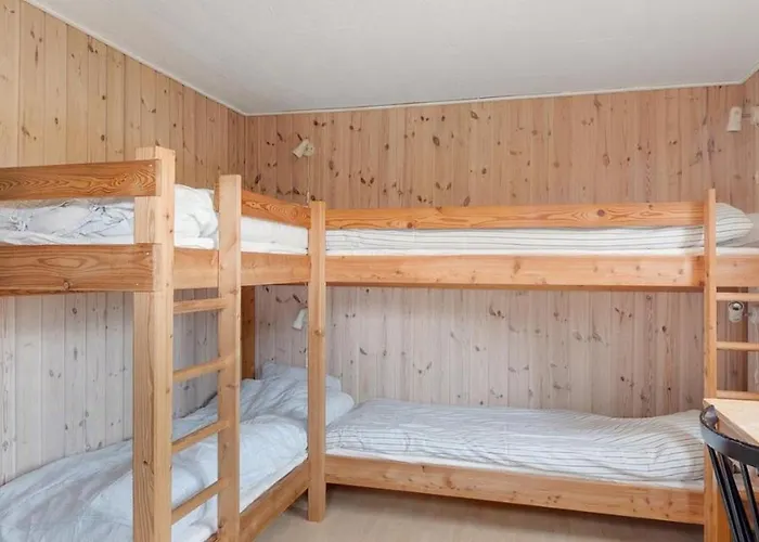 Beachclose Log Cabin On Mors With A View 度假居 *